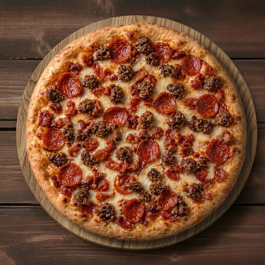 18" Meat Lover Specialty Pizza.