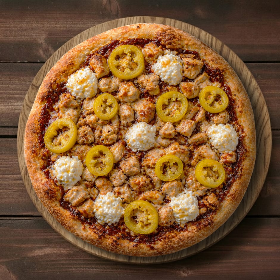 #10 18" BBQ Chicken Specialty Pizza.