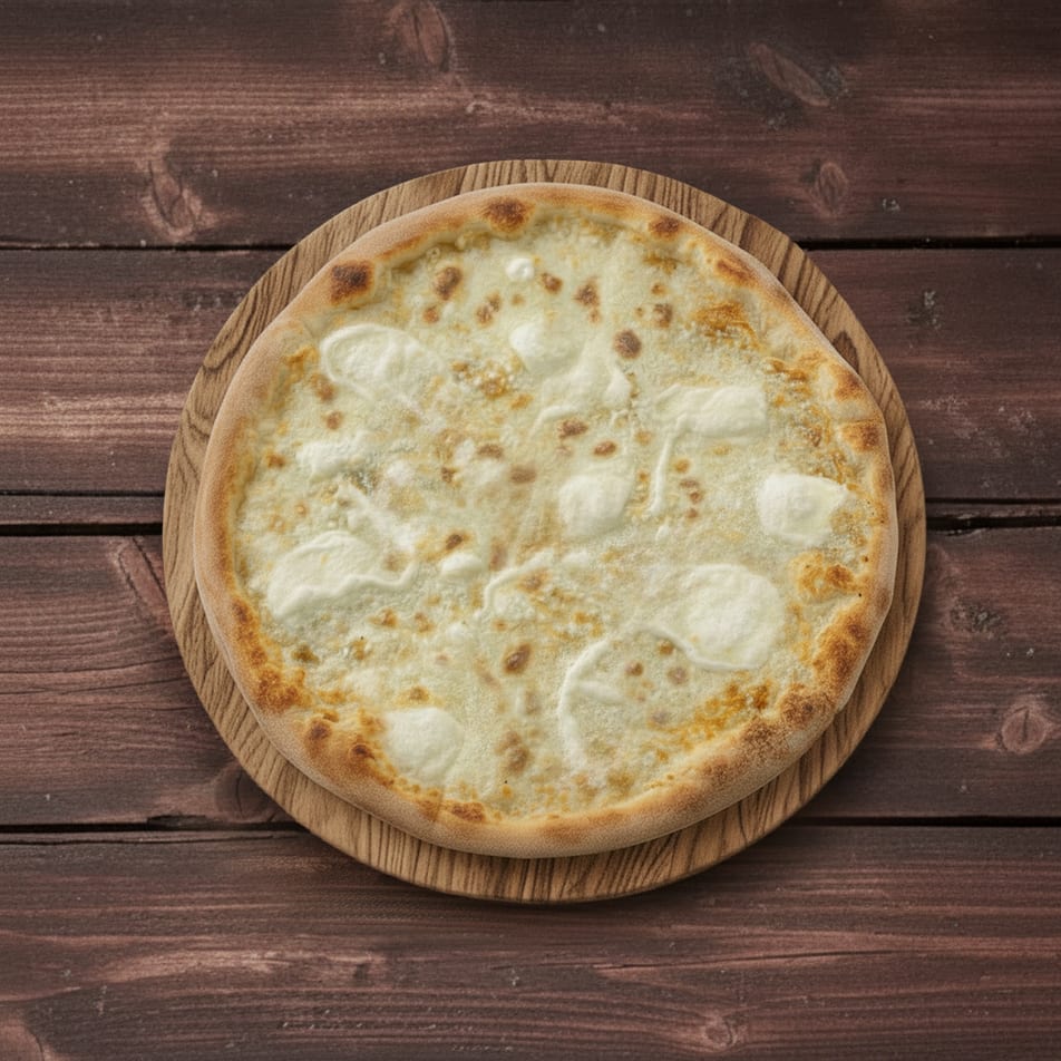 #12 10" The White Specialty Pizza.