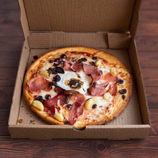 #3 10" Pop’s Famous Salty Specialty Pizza.